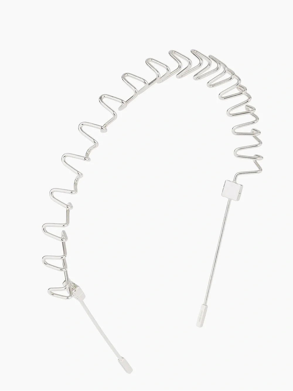 Givenchy Silver Show Zigzag Accent Headband - Picture 3 of 9
